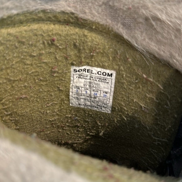 SOREL Joan of Arctic Kids Winter Waterproof Lined Snow Boots - size 3 Big Kids - Picture 6 of 7